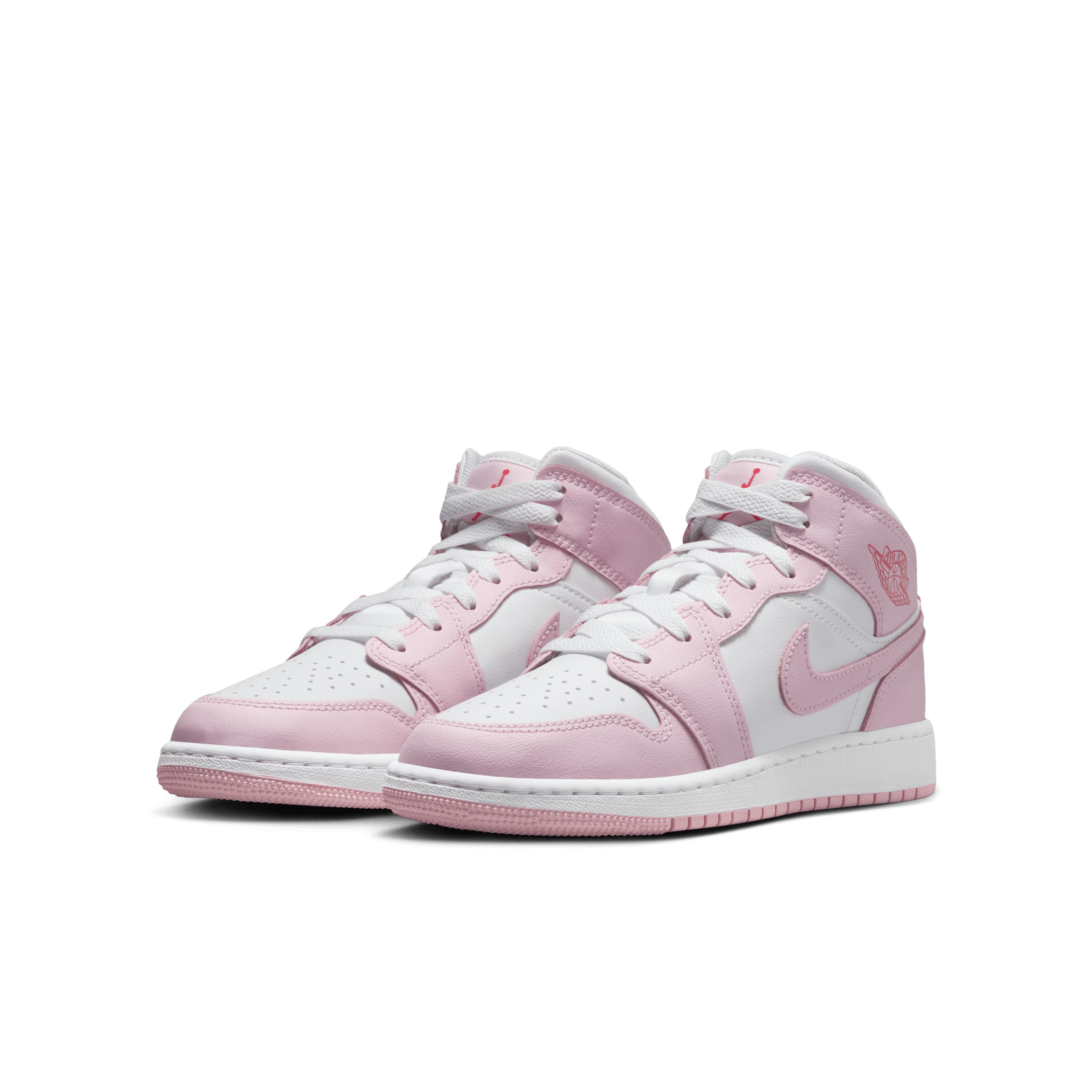 Kid's Air Jordan 1 Mid "Pink Foam" Grade School