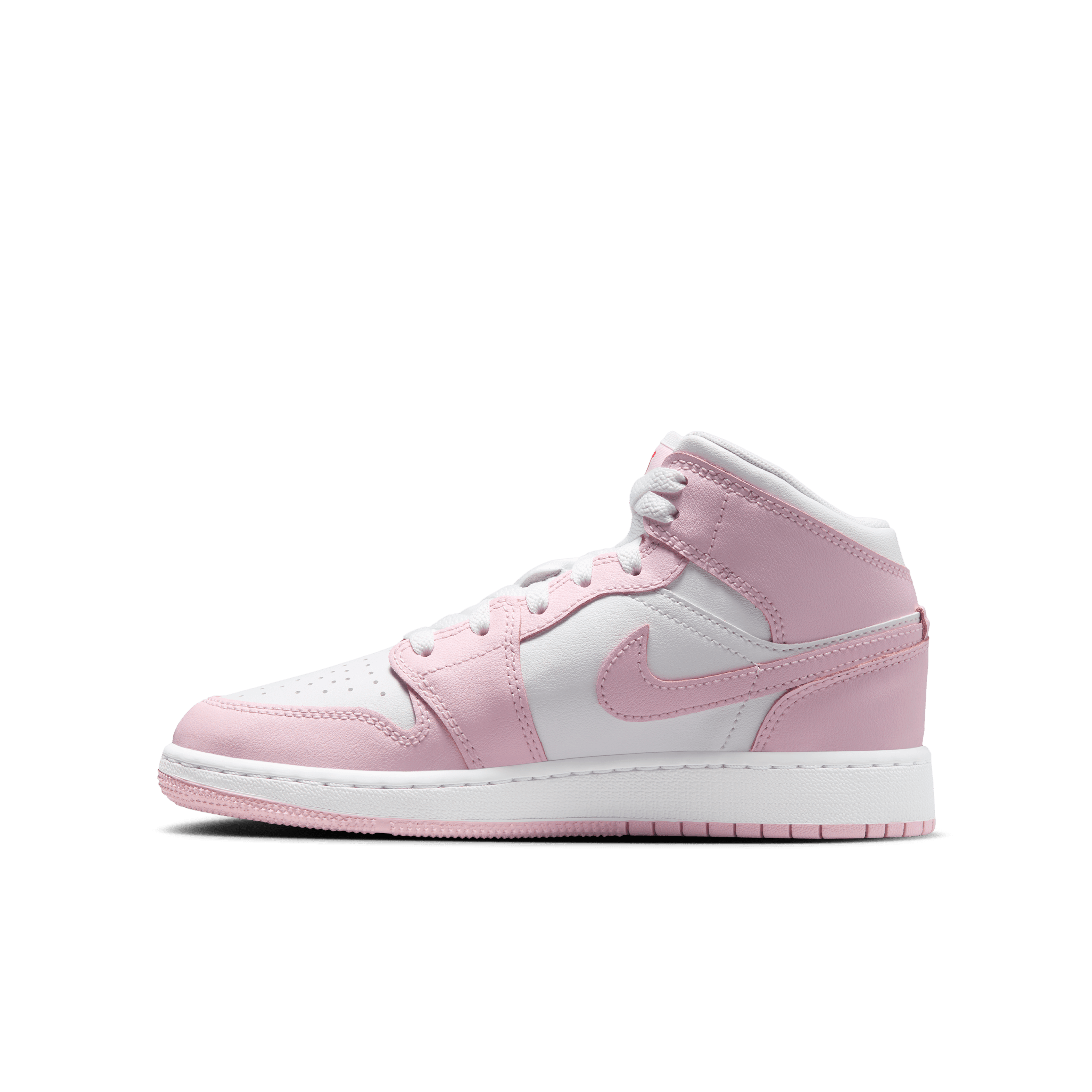 Kid's Air Jordan 1 Mid "Pink Foam" Grade School