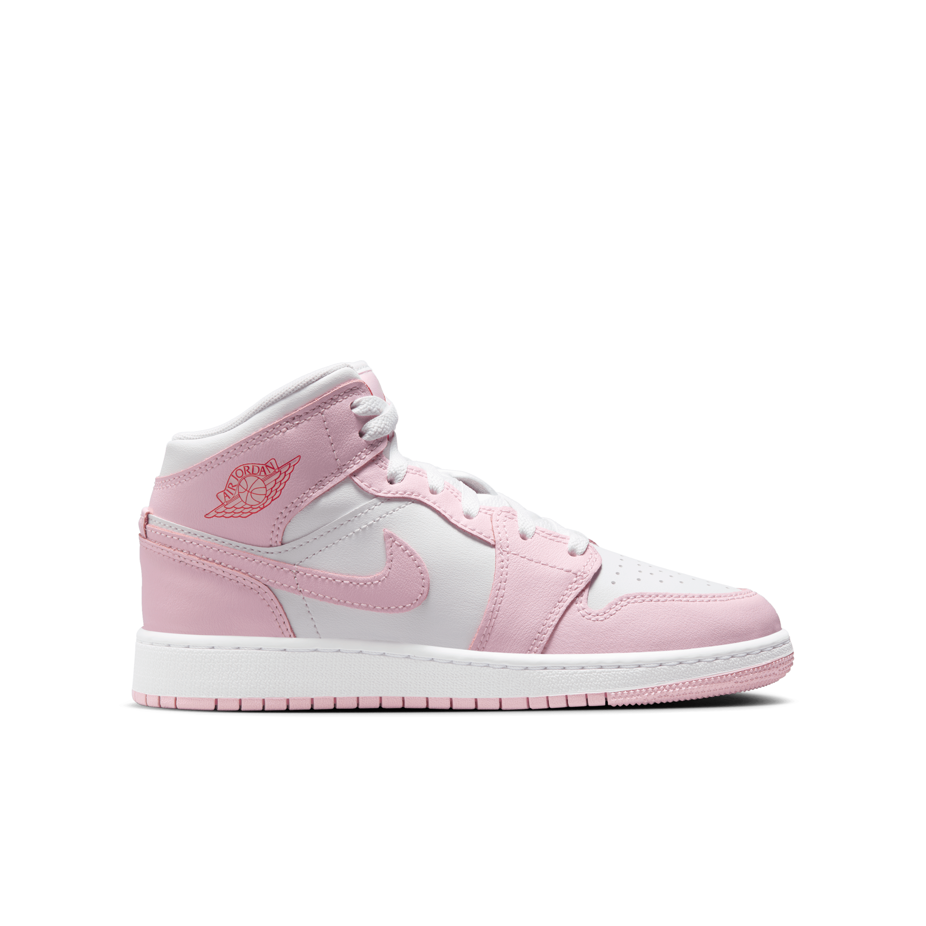 Kid's Air Jordan 1 Mid "Pink Foam" Grade School