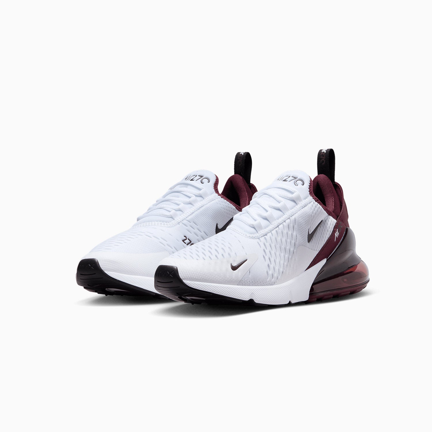 Nike 270 grey burgundy best sale