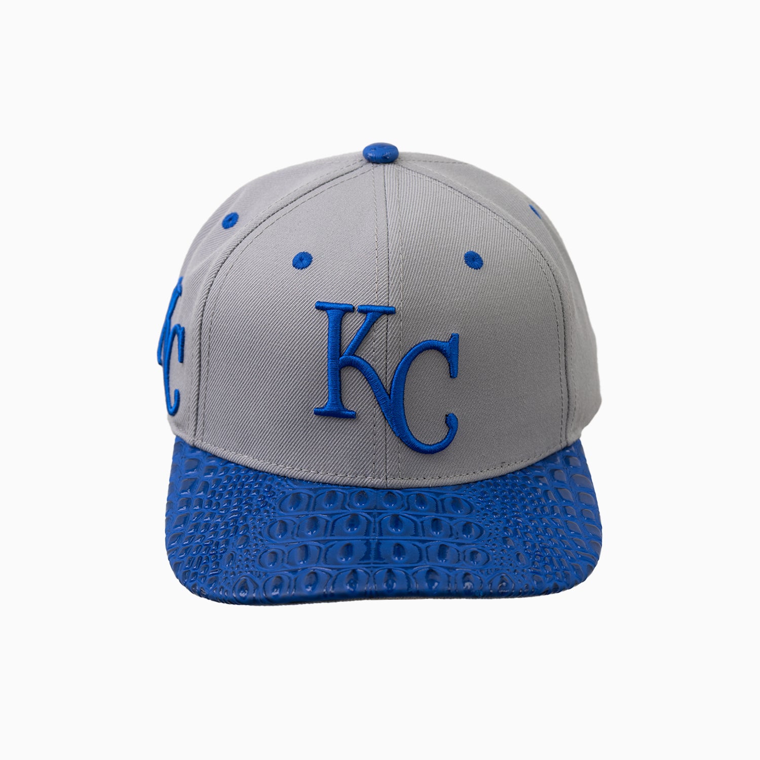 Pro Standard Kansas City Royals MLB Leather Visor Strapback Hat