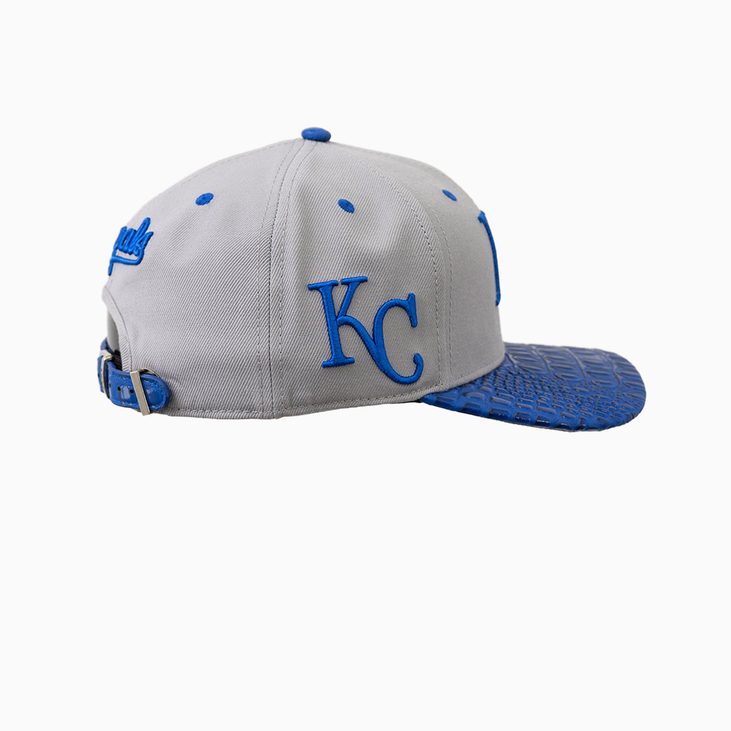 Pro Standard Kansas City Royals MLB Leather Visor Strapback Hat