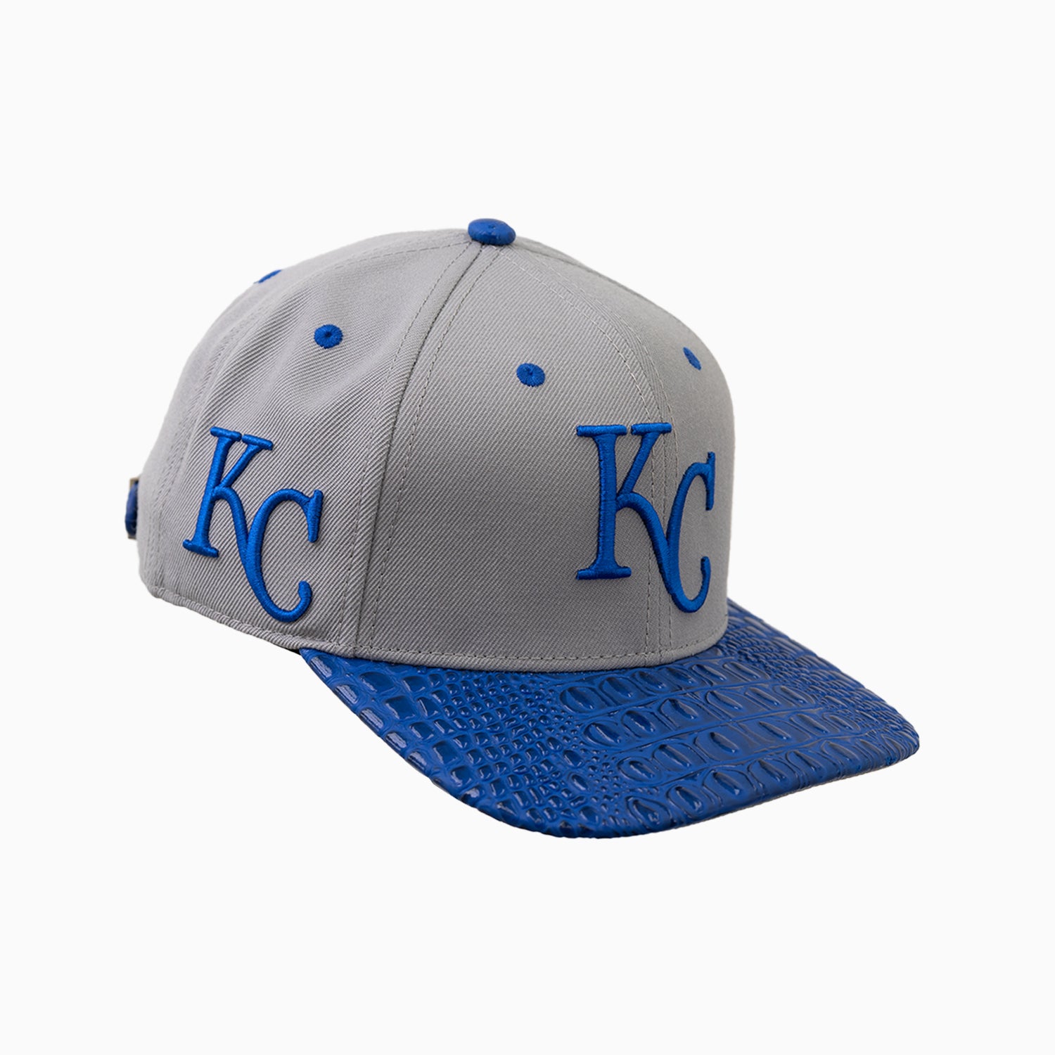 Pro Standard Kansas City Royals MLB Leather Visor Strapback Hat