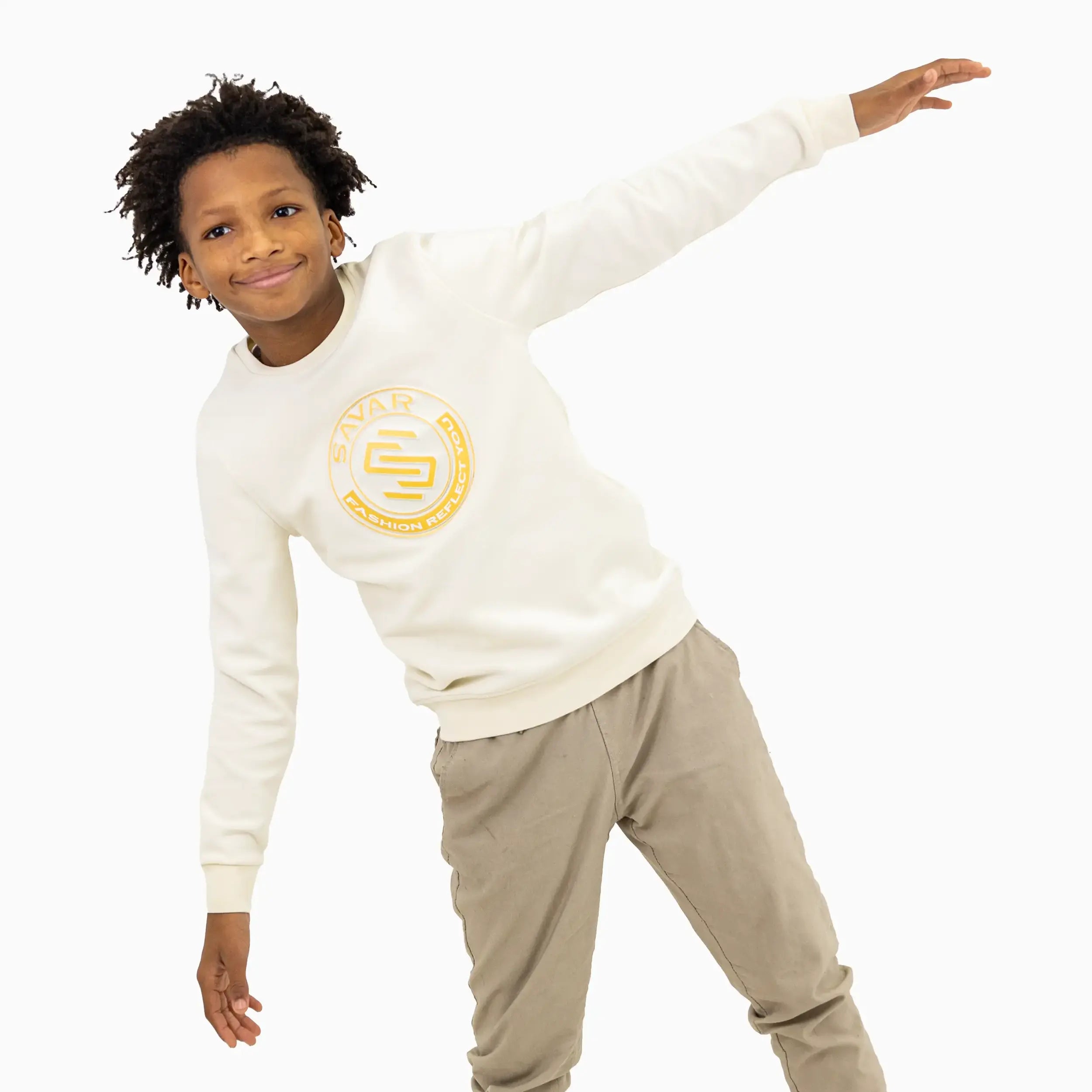 Kid's Circle Crew Neck Sweatshirt