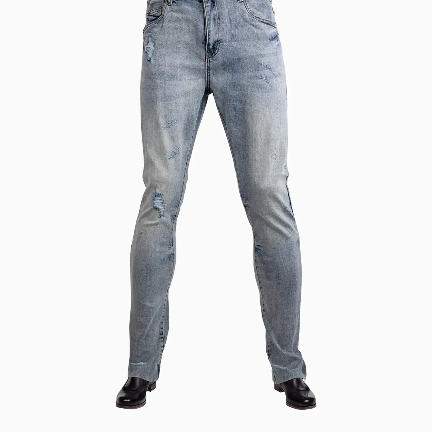 Men's Slim Fit Rips Denim Jeans Pant