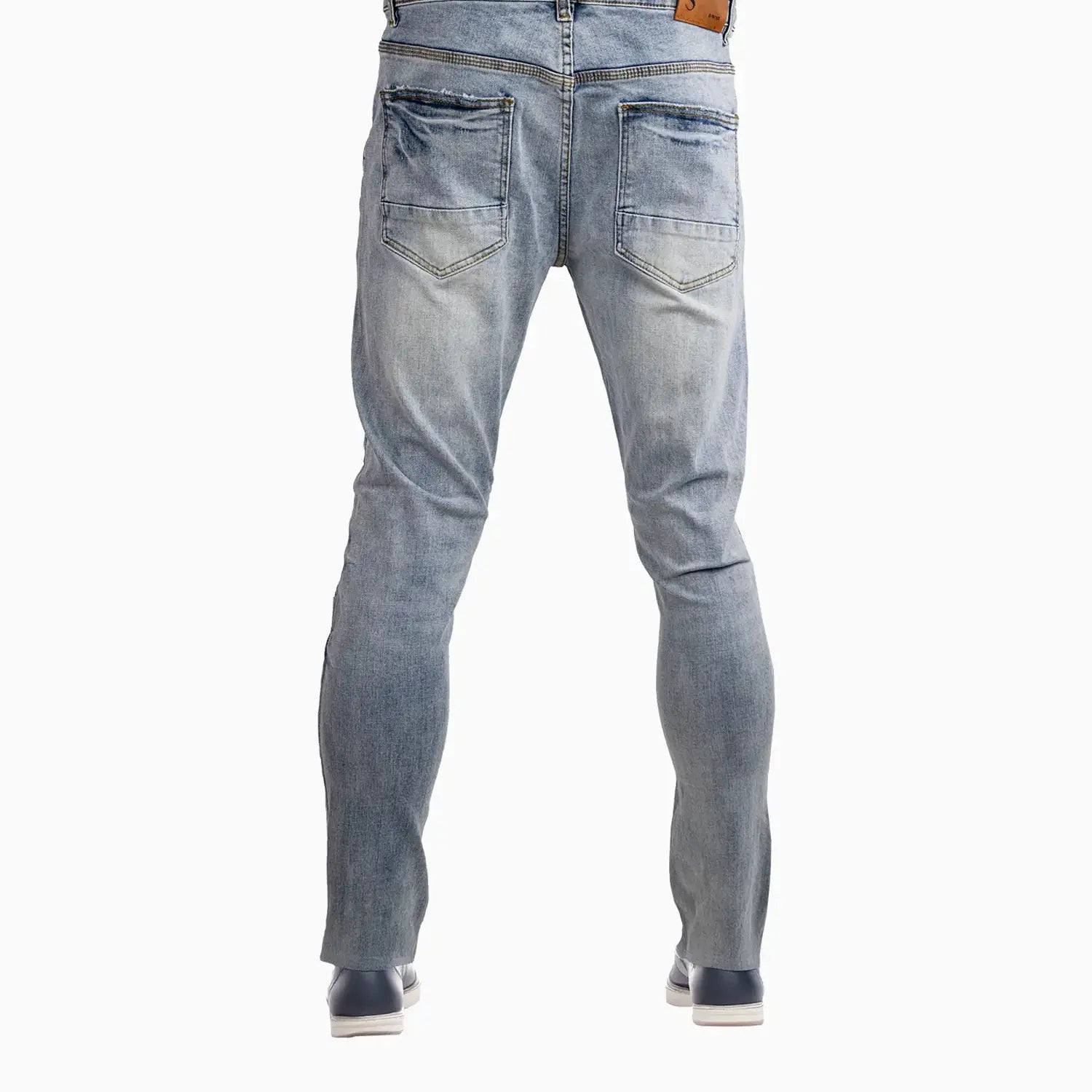 Men's Slim Fit Rips Denim Jeans Pant