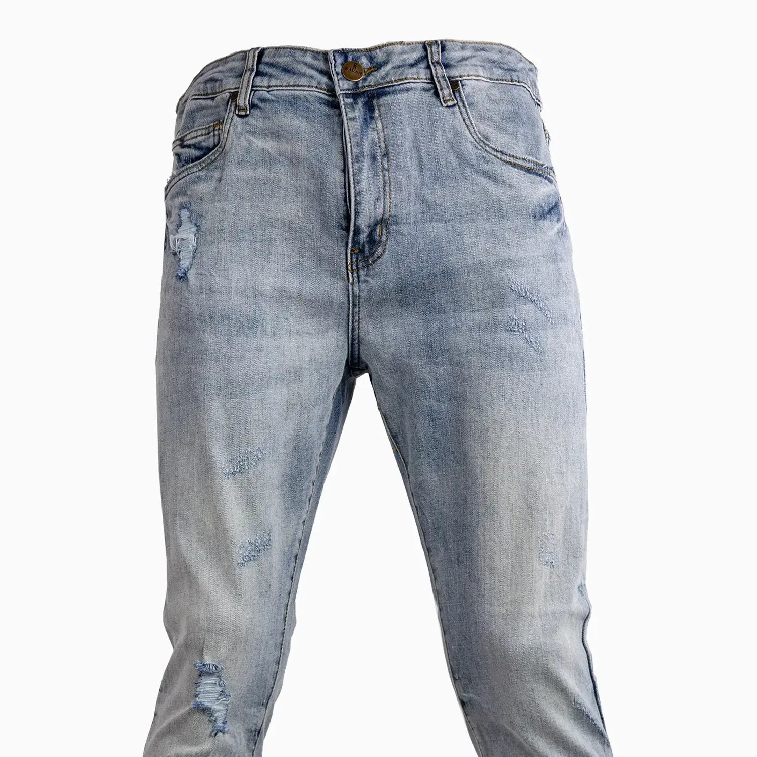 Men's Slim Fit Rips Denim Jeans Pant