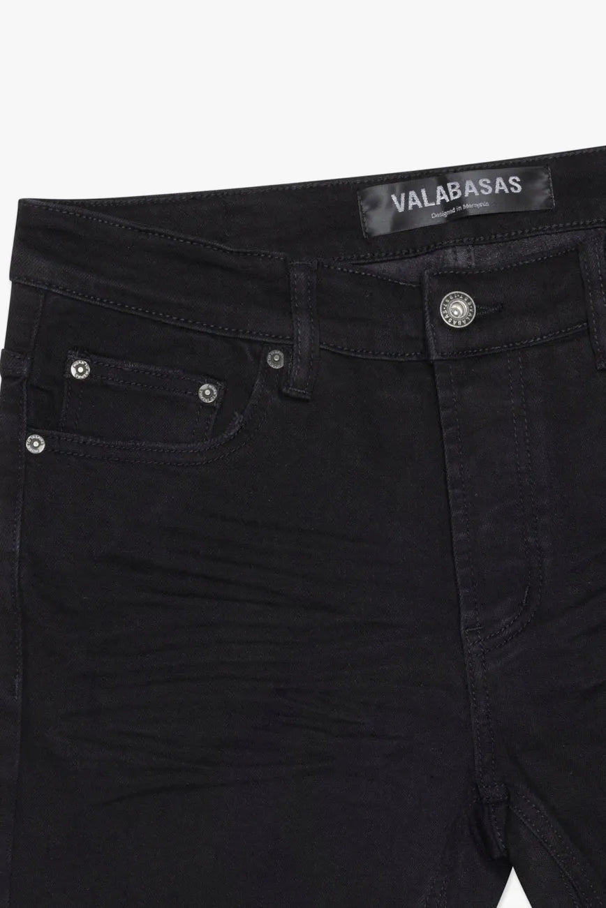 Men's Mr.Stacked Black Jean Pant Valabasas - Tops and Bottoms USA