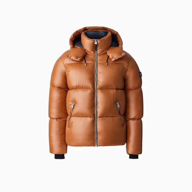 Men's KENT-Z Lustrous Light Down Jacket With Hood