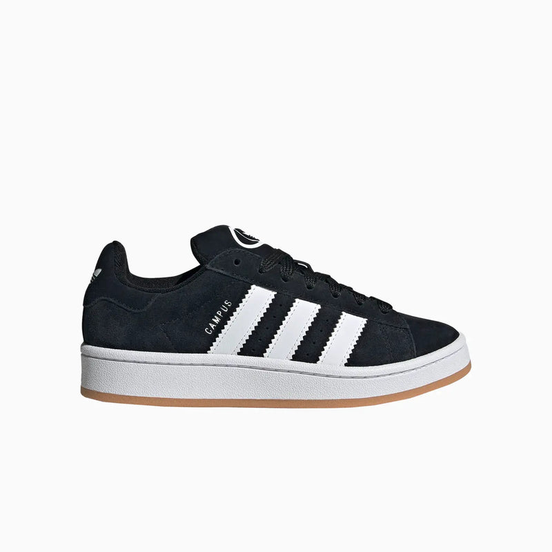 Adidas Kids Originals Campus 00s Black White Gum Grade School