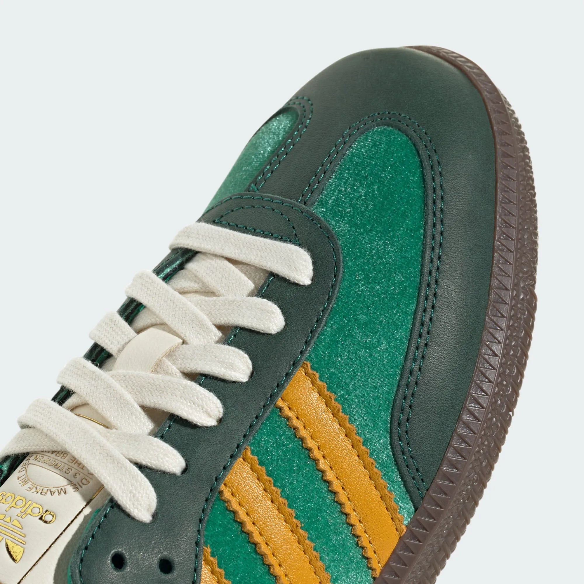 Women's Originals Samba OG "Green Preloved Yellow Velvet"