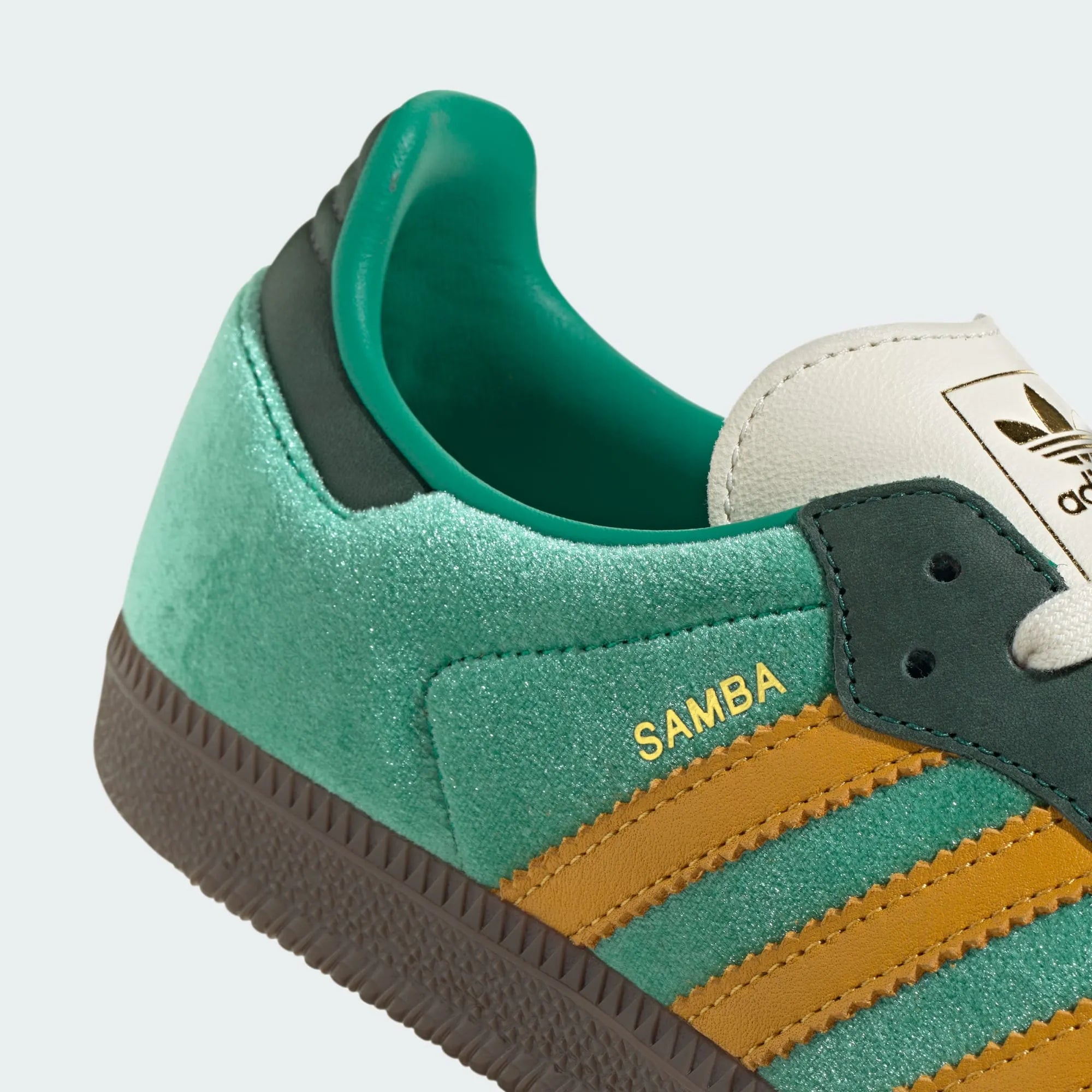 Women's Originals Samba OG "Green Preloved Yellow Velvet"