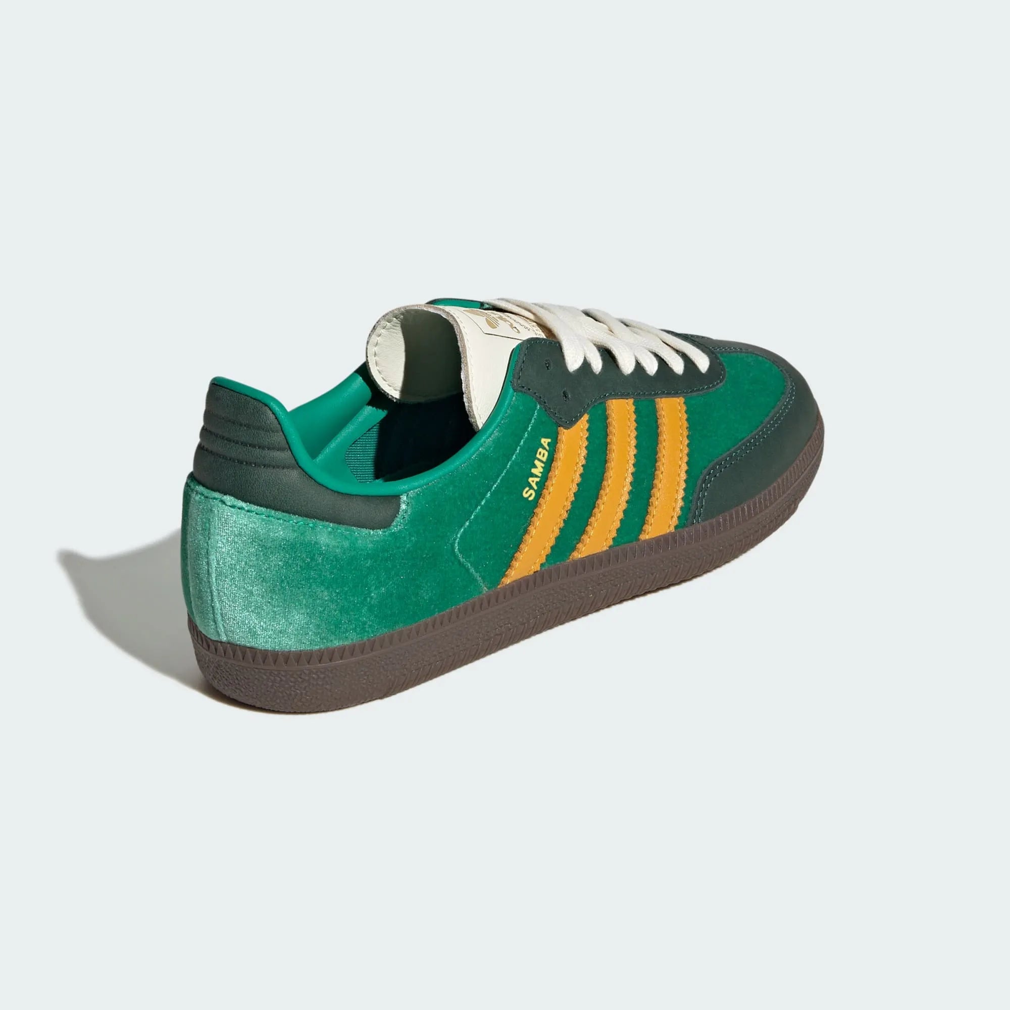 Women's Originals Samba OG "Green Preloved Yellow Velvet"