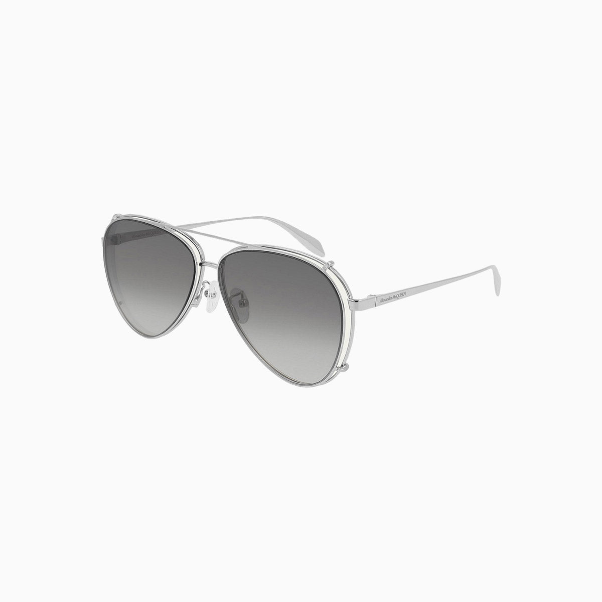 Alexander deals McQueen aviator sunglasses AM0263S 001 62-12-145