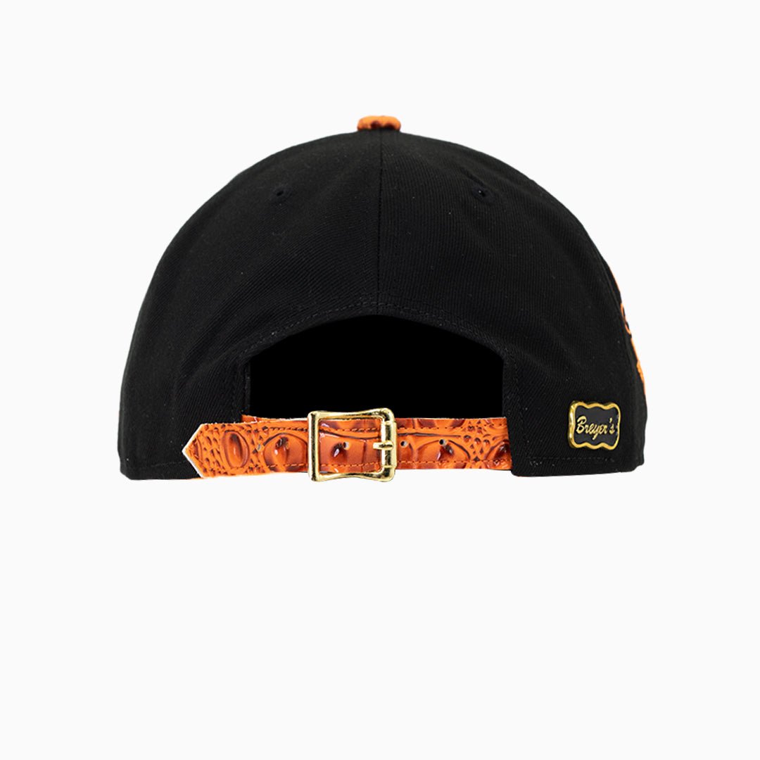 breyers-buck-50-chicago-bulls-hat-with-leather-visor-breyers-tcbh-black-orange