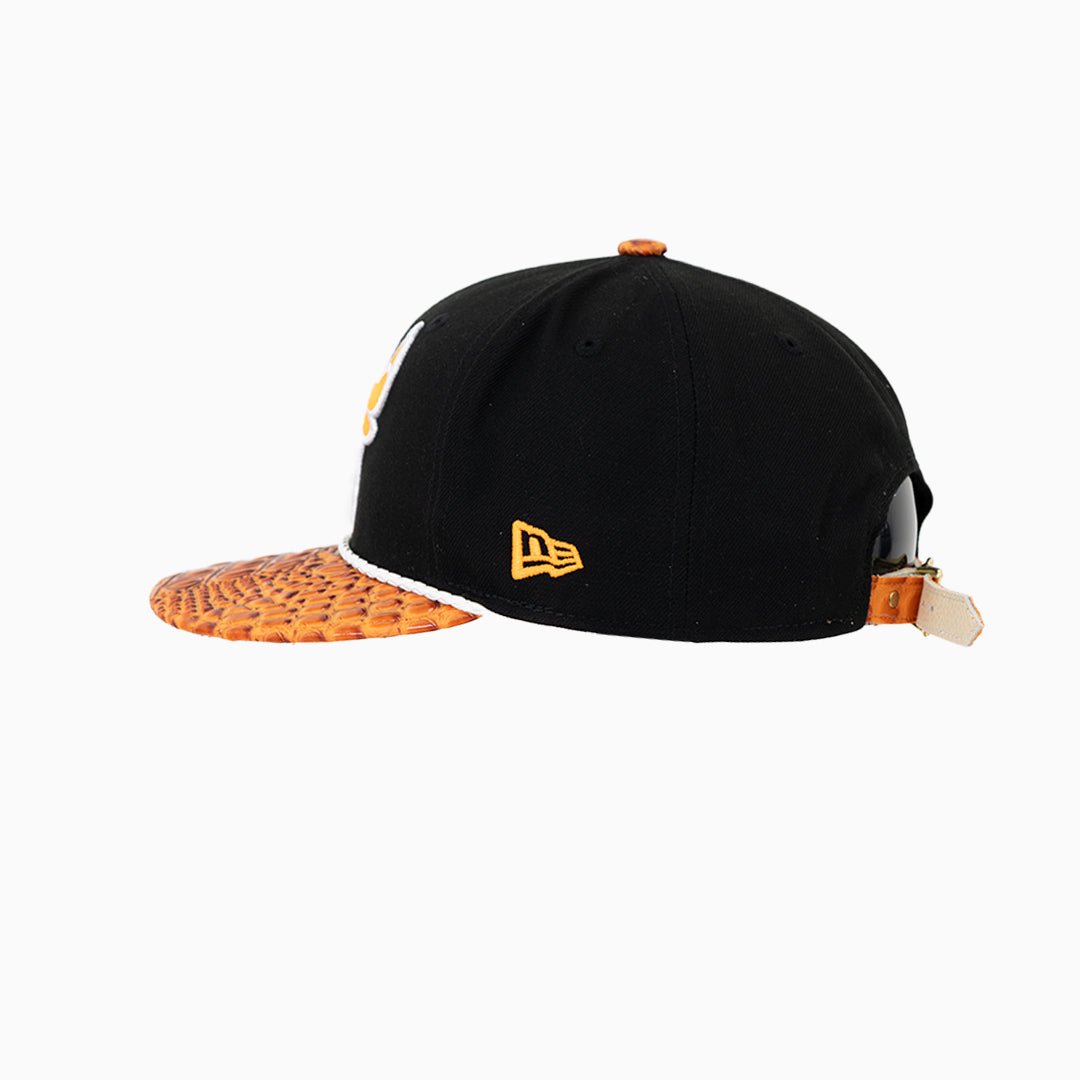 breyers-buck-50-chicago-bulls-hat-with-leather-visor-breyers-tcbh-black-orange