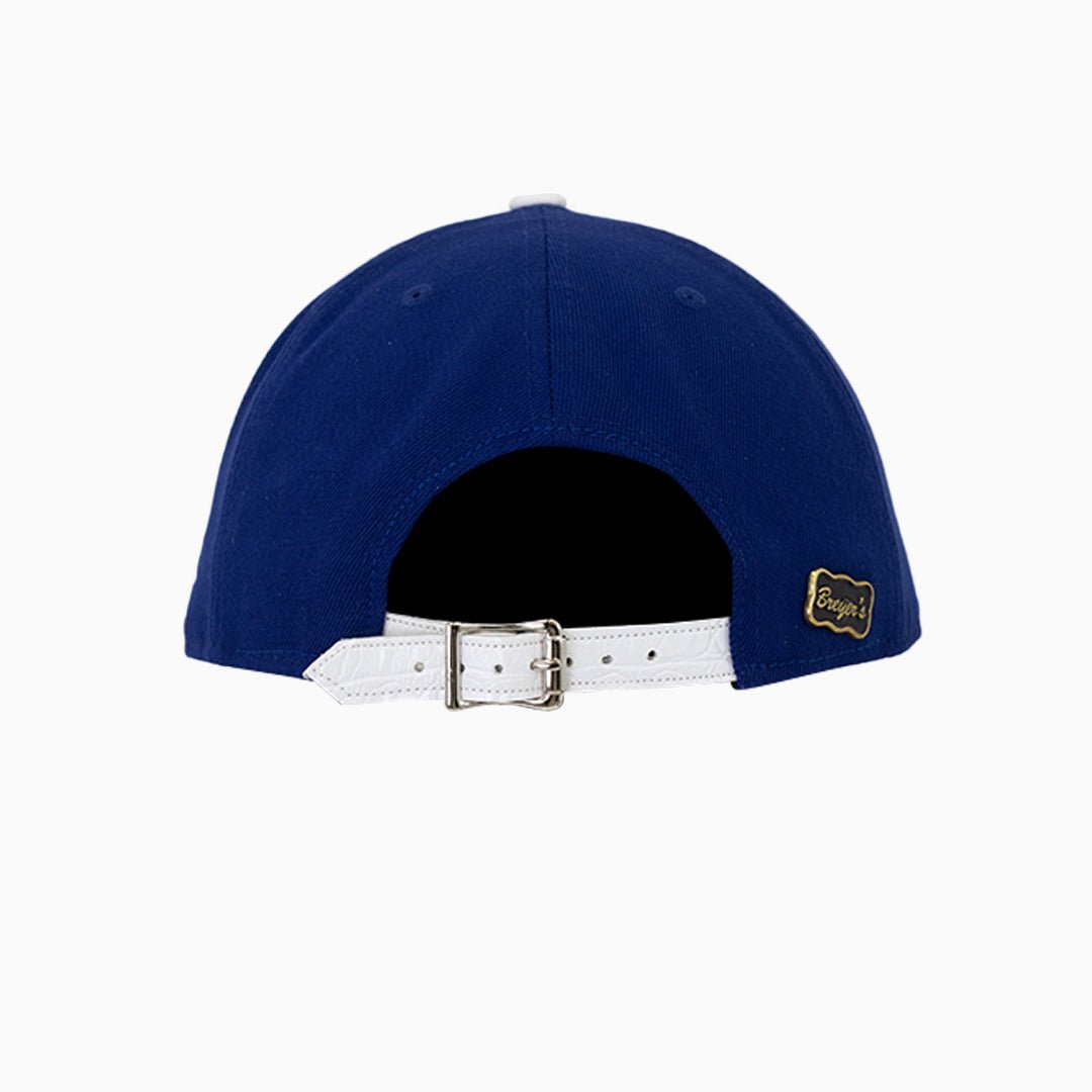 breyers-buck-50-los-angeles-dodgers-hat-with-leather-visor-breyers-tladh-bl-wht