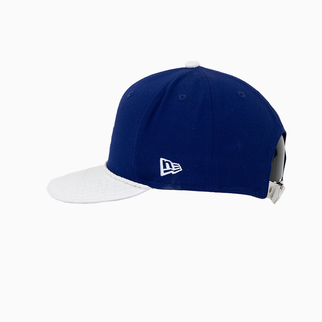 breyers-buck-50-los-angeles-dodgers-hat-with-leather-visor-breyers-tladh-bl-wht