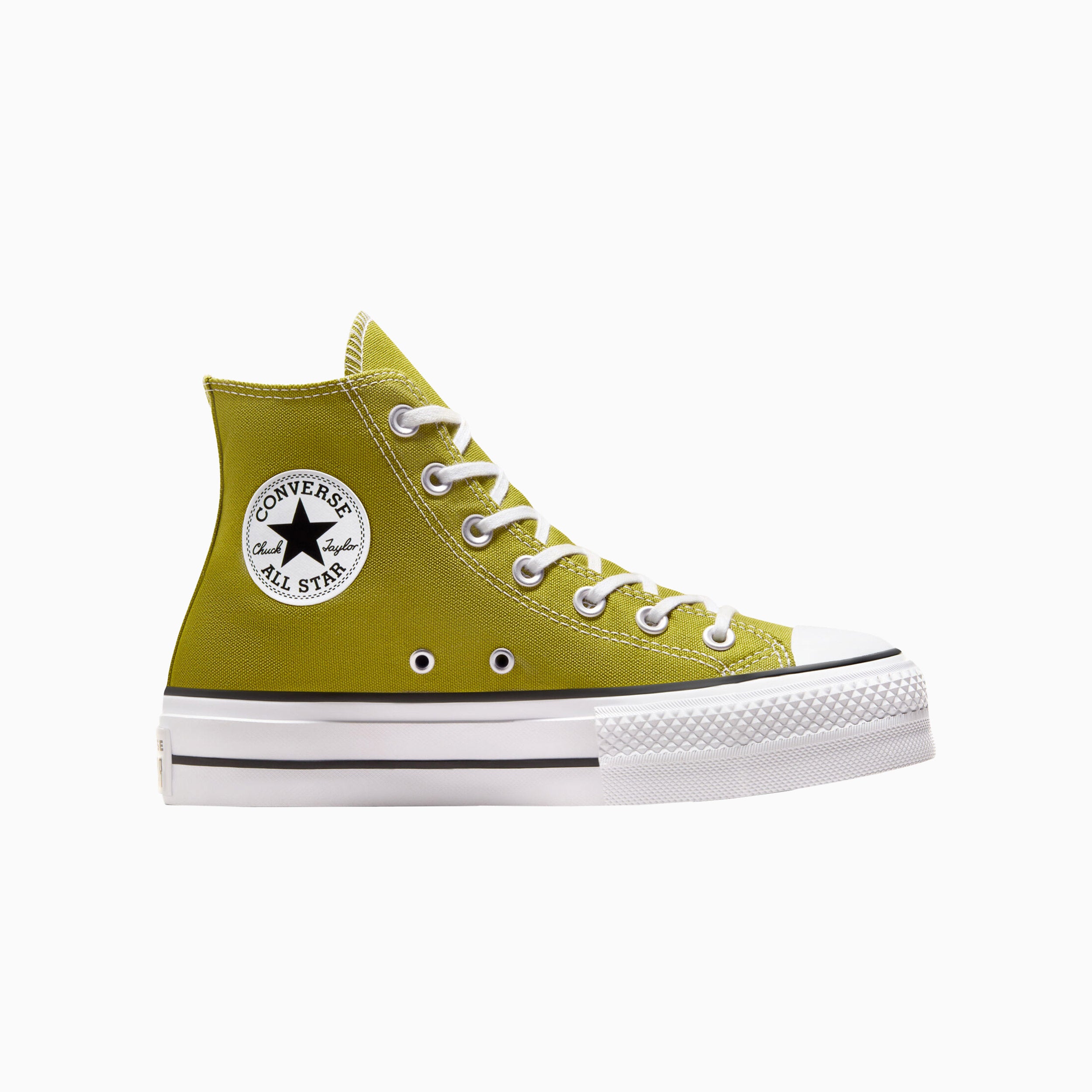 Converse Chuck Taylor All Star Lift Platform Canvas for Women in Green Size 7.5