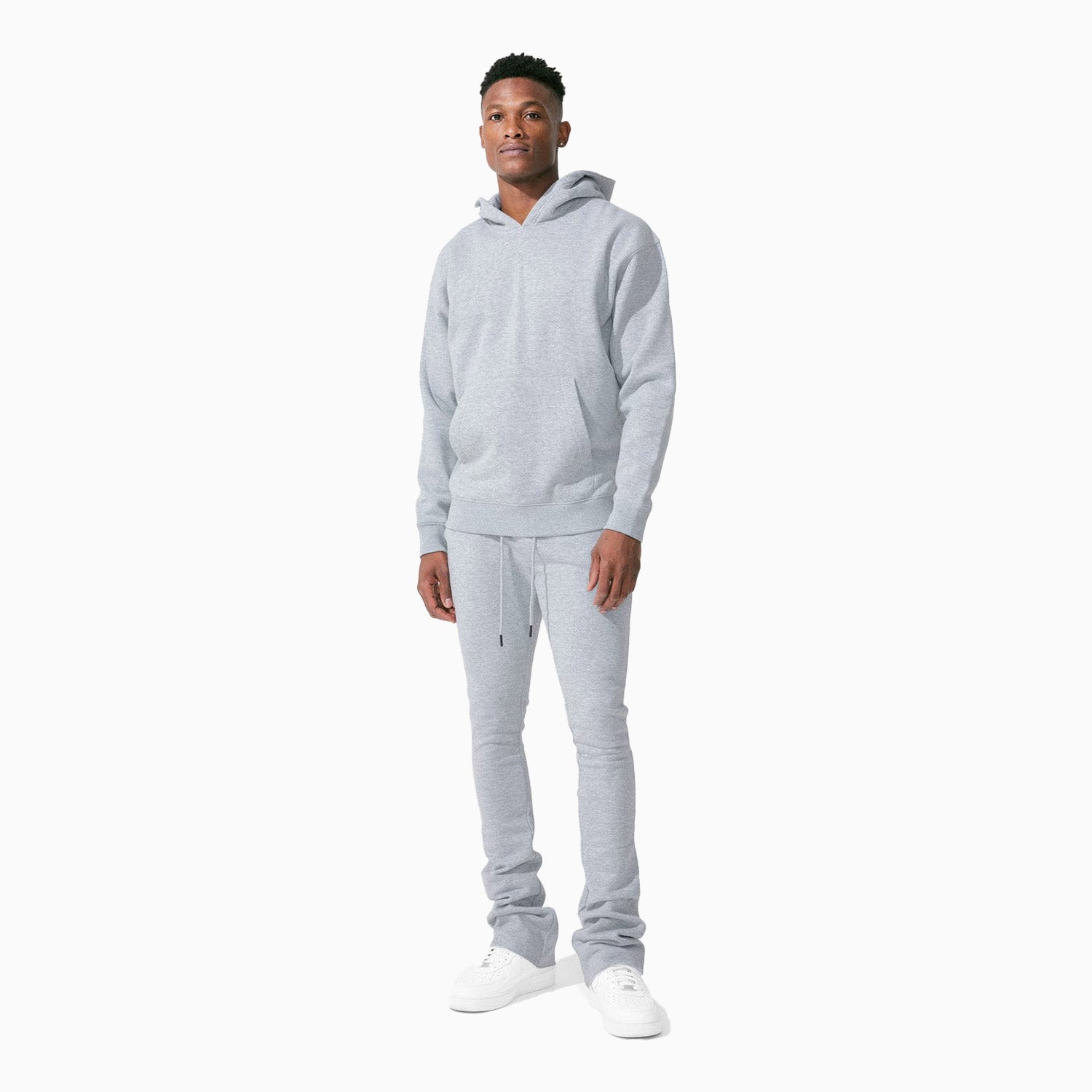 jordan-craig-Men's-Uptown-Stacked-Long-Fleece-Sweat-Pant-8826l-hgrey