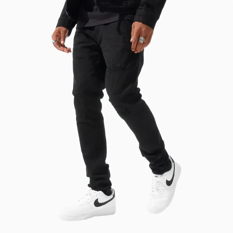 Men's Slim Fit Plain Jeans Pant