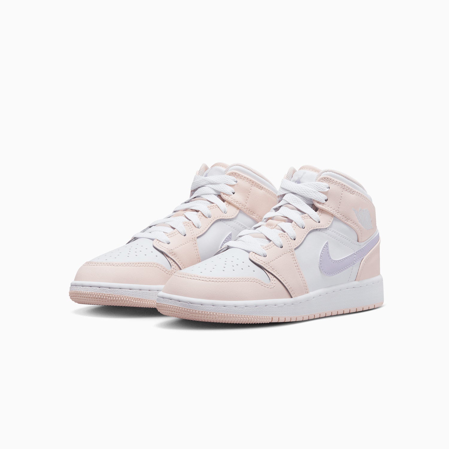 Kid's Air Jordan 1 Mid "Pink Wash" Grade School