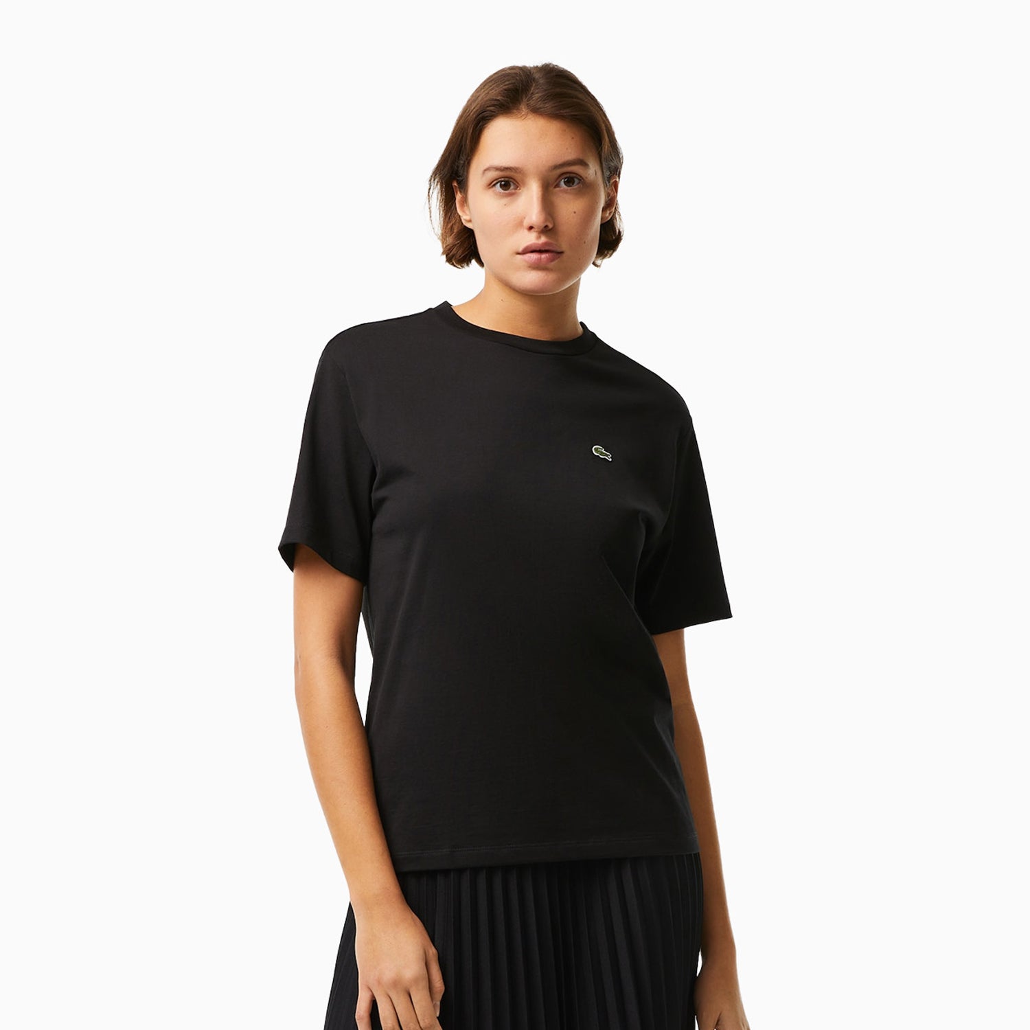 Lacoste | Women's Premium Cotton Crew Neck T-Shirt