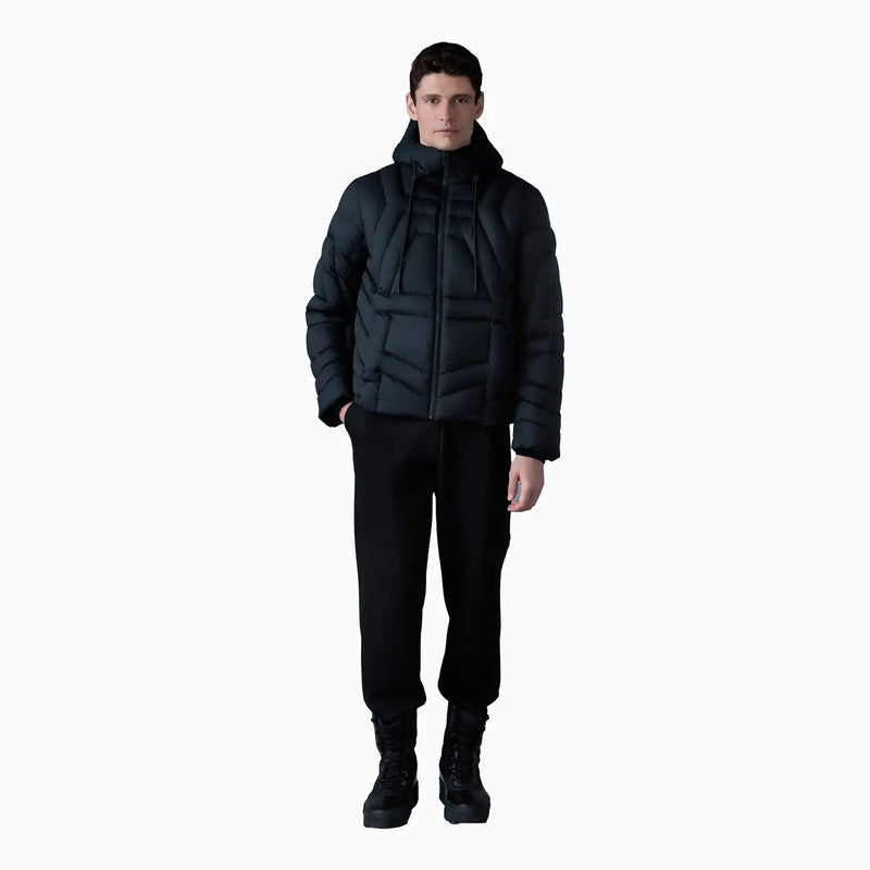 Mackage Men's Luke Softwash Geometrical Channel Quilt Down Jacket