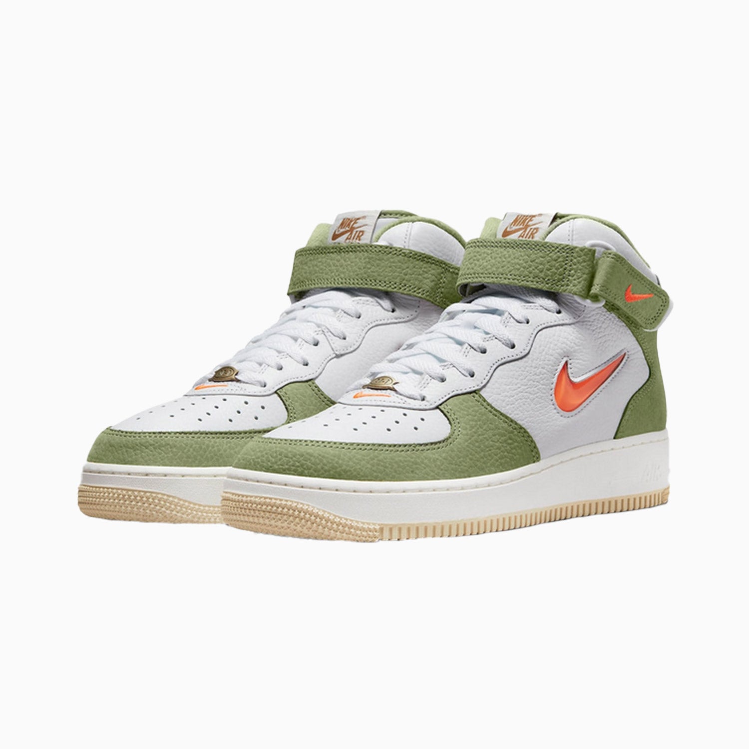 Men s Nike Air Force 1 Mid QS Olive Green