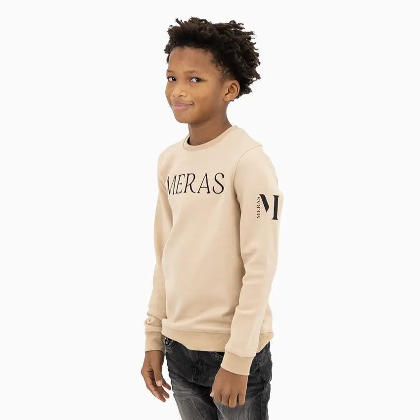 Kid's Washed Pigeon Crew Neck Sweatshirt