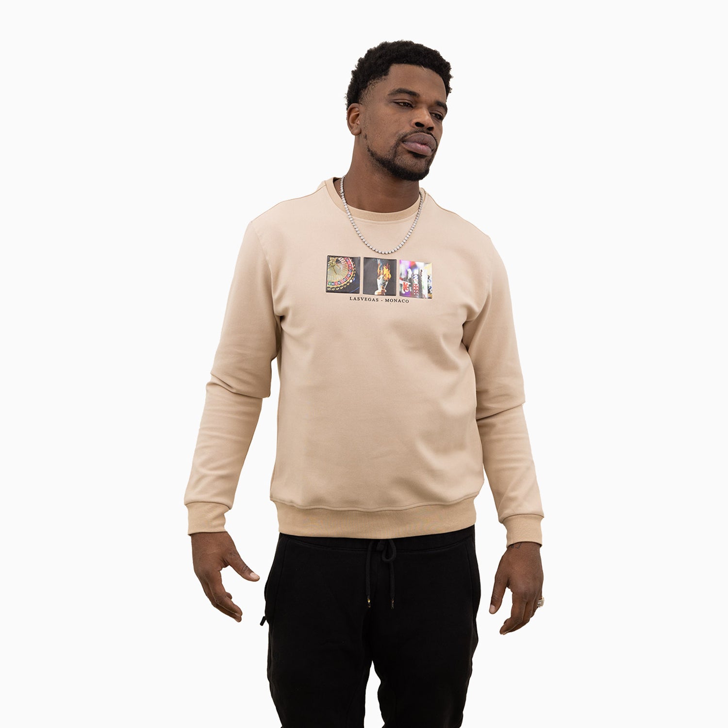 meras-mens-classic-crew-neck-sweatshirt-mc2309-tan