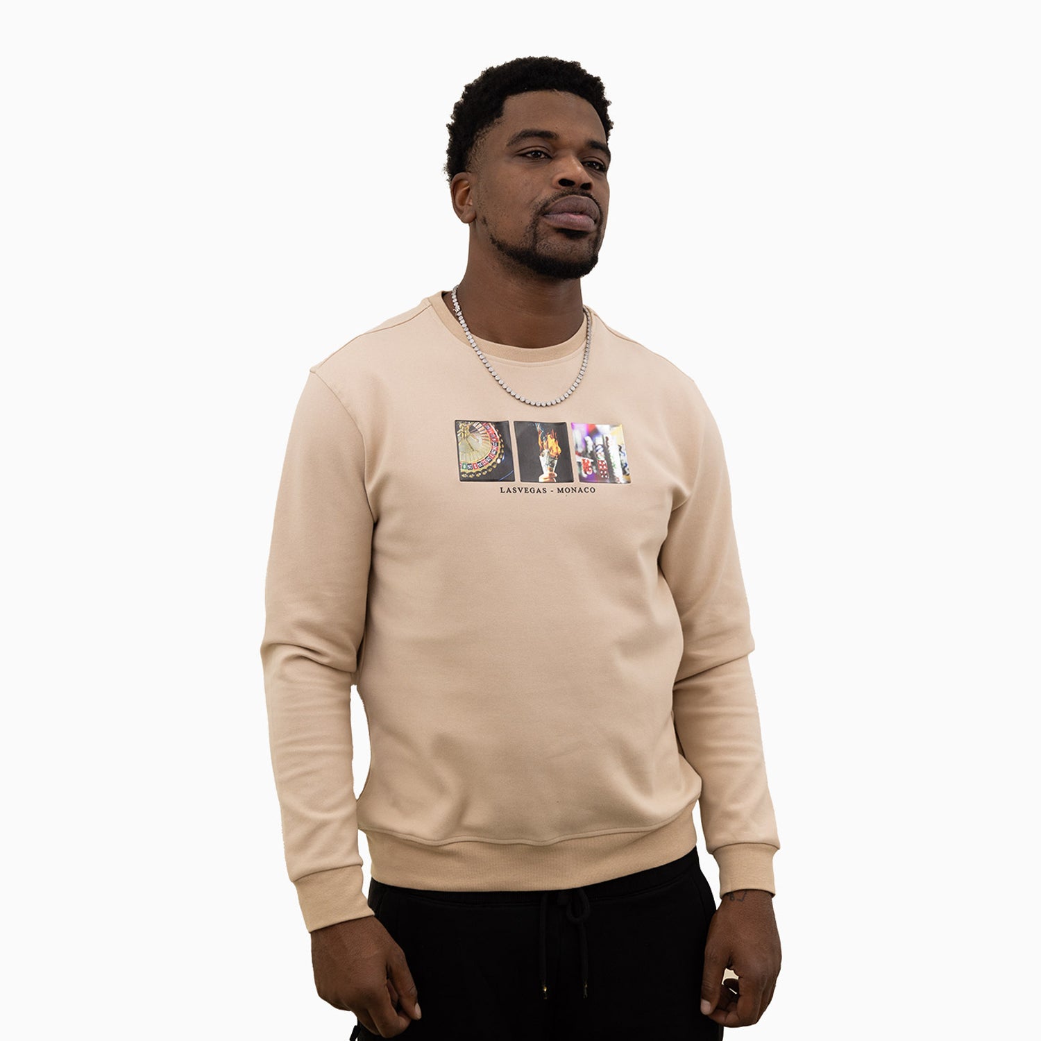 meras-mens-classic-crew-neck-sweatshirt-mc2309-tan