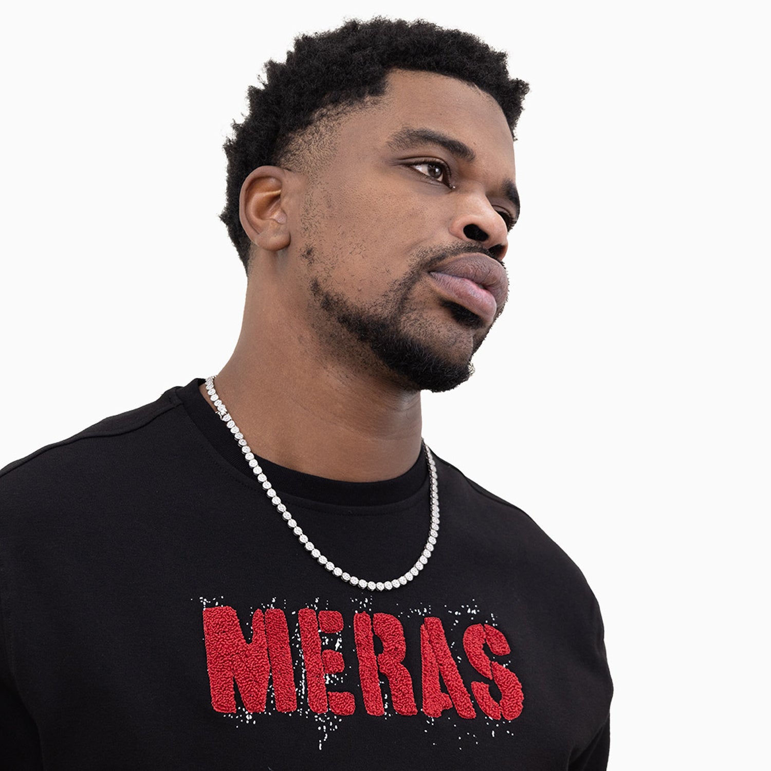 meras-mens-classic-logo-crew-neck-sweatshirt-mc2307-black