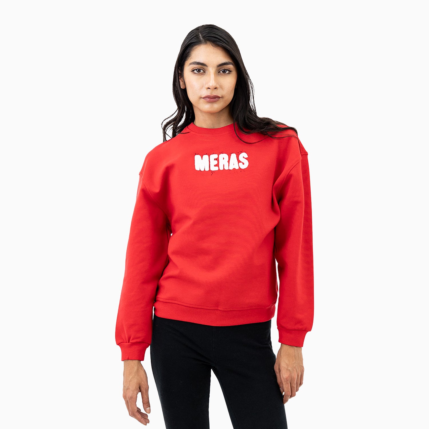 Women's Chenille Patch Sweatshirt