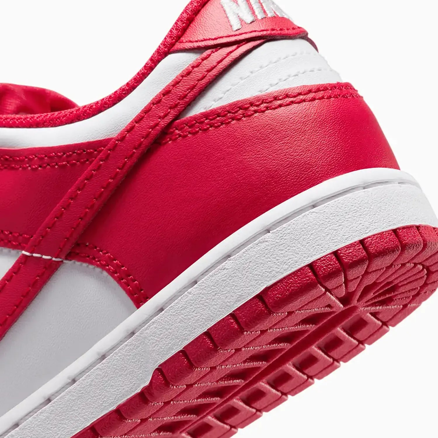 Kid's Dunk Low "White University Red" Pre School