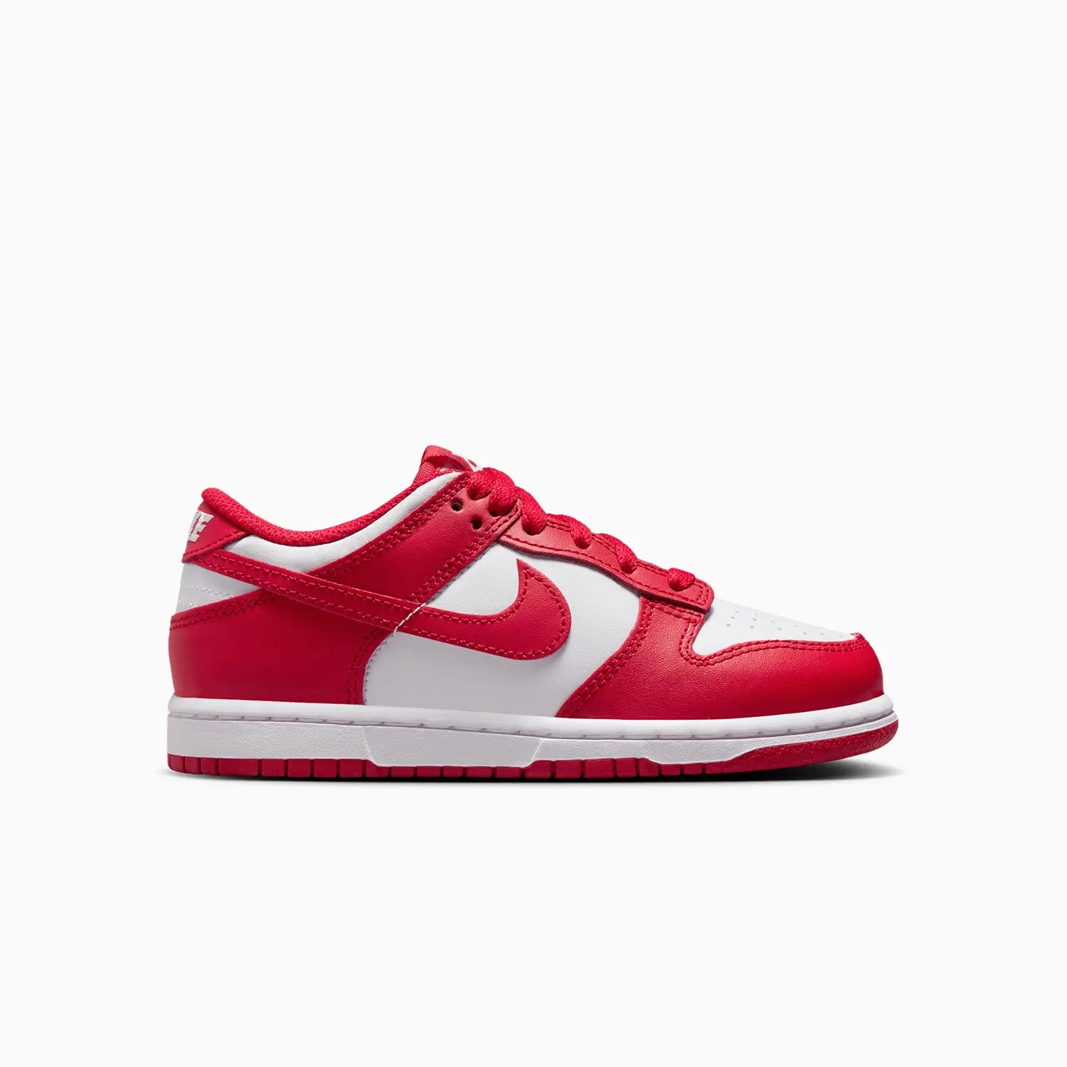 Kid's Dunk Low "White University Red" Pre School