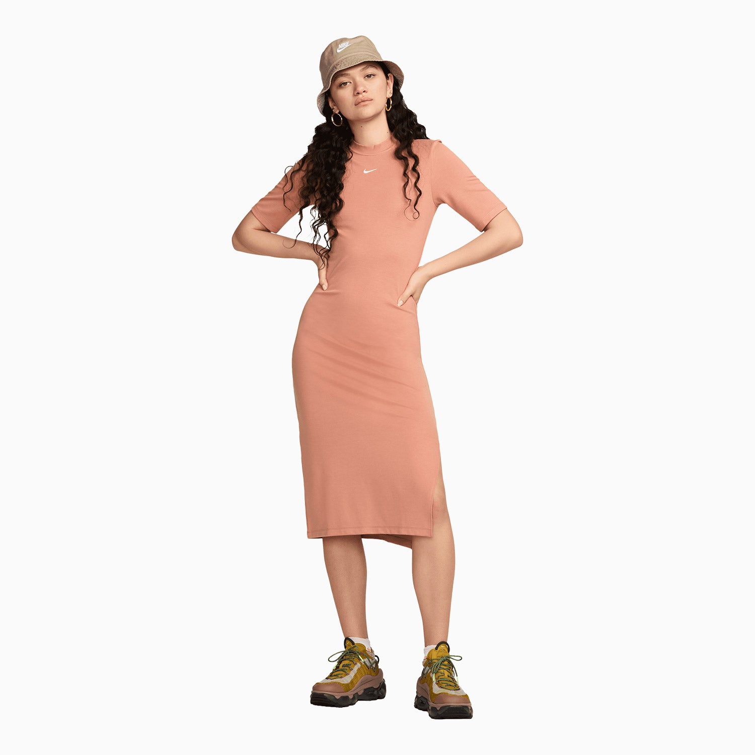 Peach nike dress hotsell