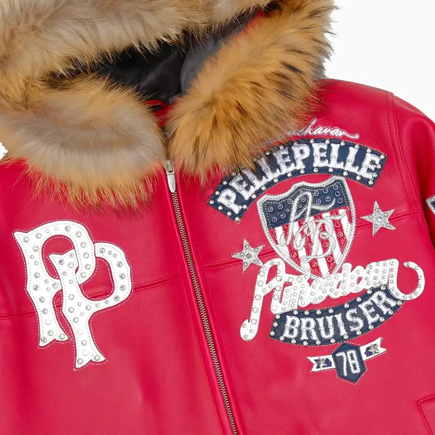 Pelle pelle with fur hood mens best sale