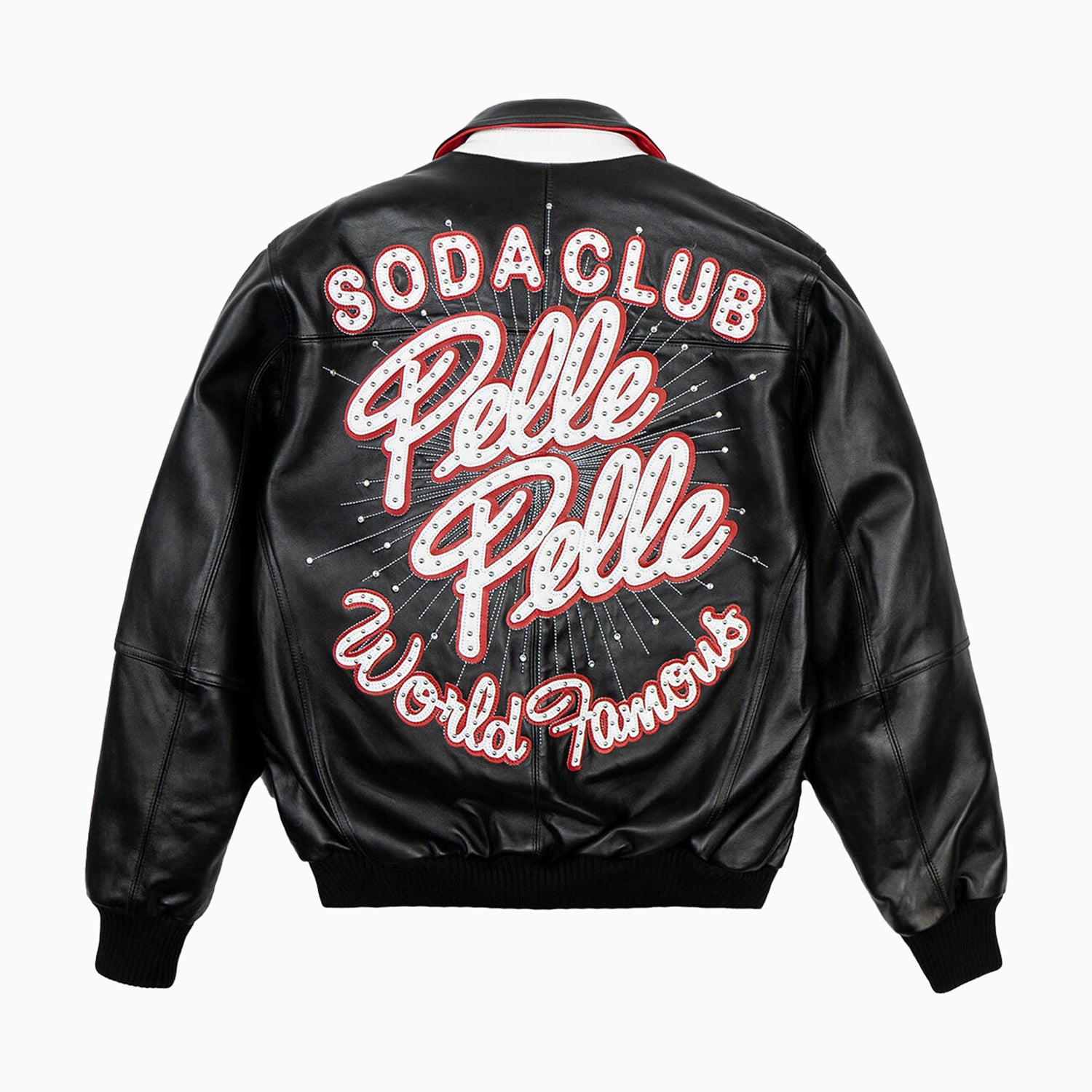 Men's World Famous Soda Club Leather Jacket