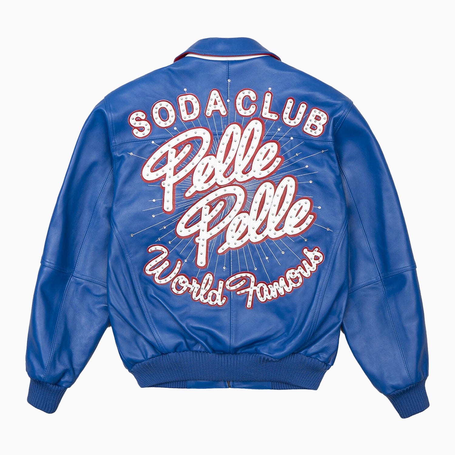 Men's World Famous Soda Club Leather Jacket