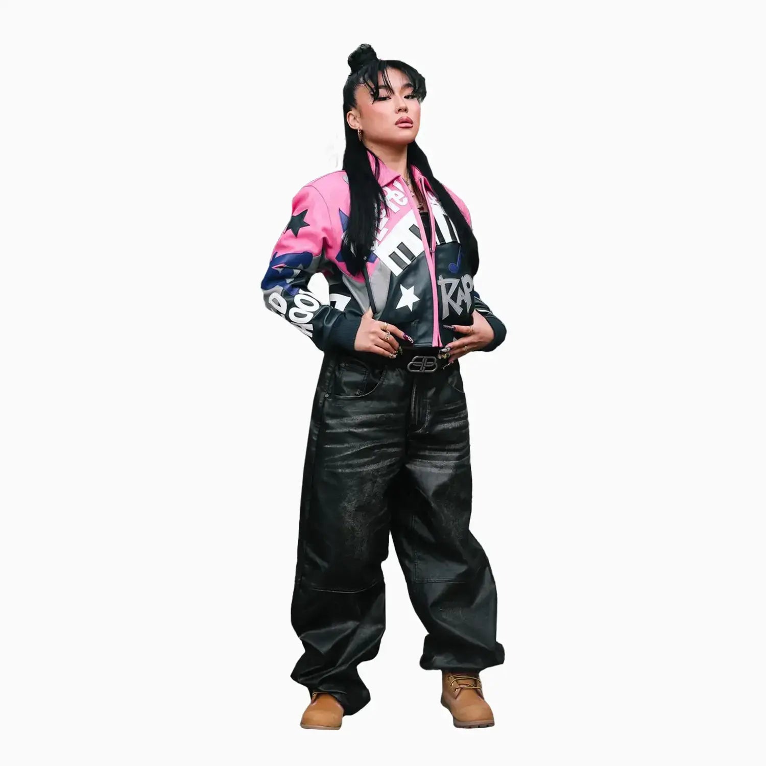 Women's 50 Years Of Hip Hop Leather Jacket