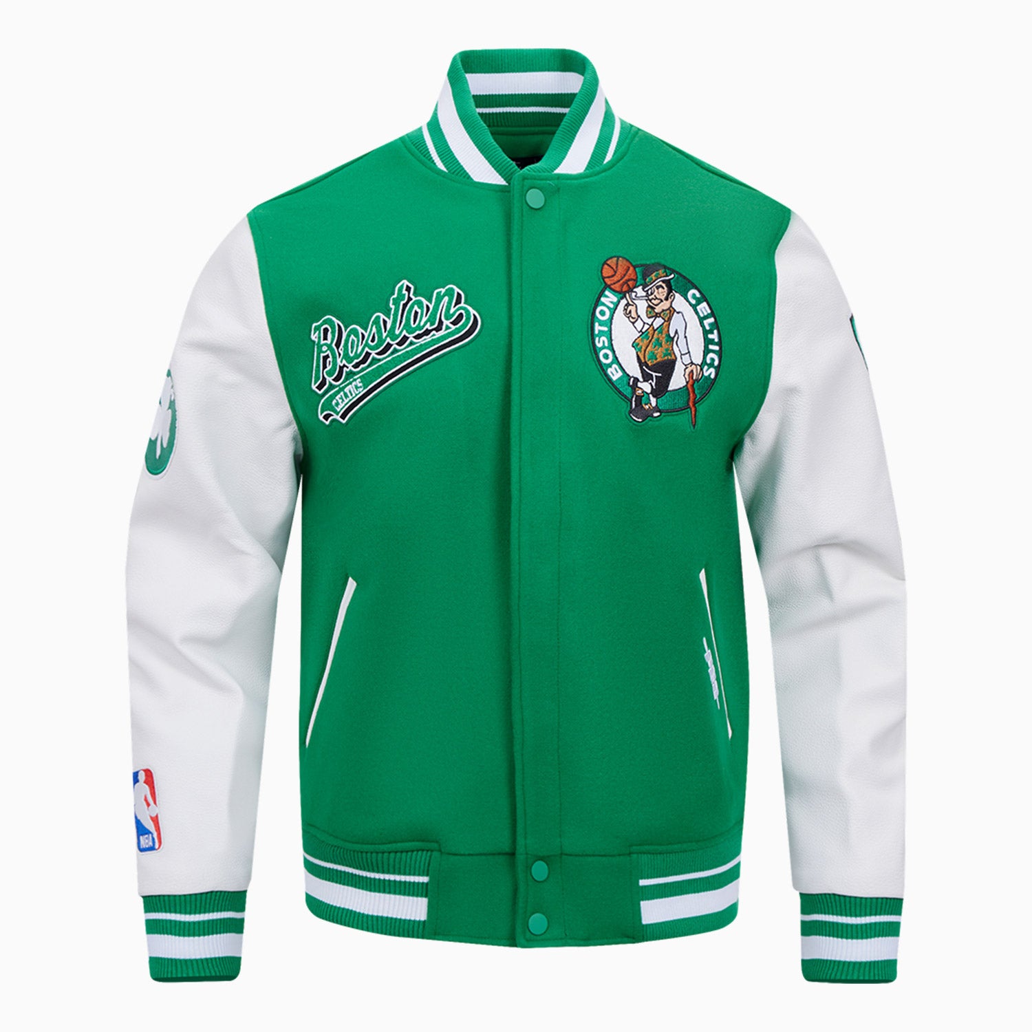 Mitchell and ness celtics wool jacket hotsell