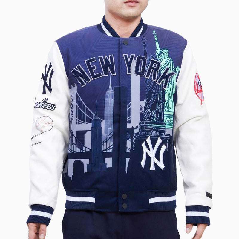 Pro Standard Men's New York Yankees Remix Varsity Jacket