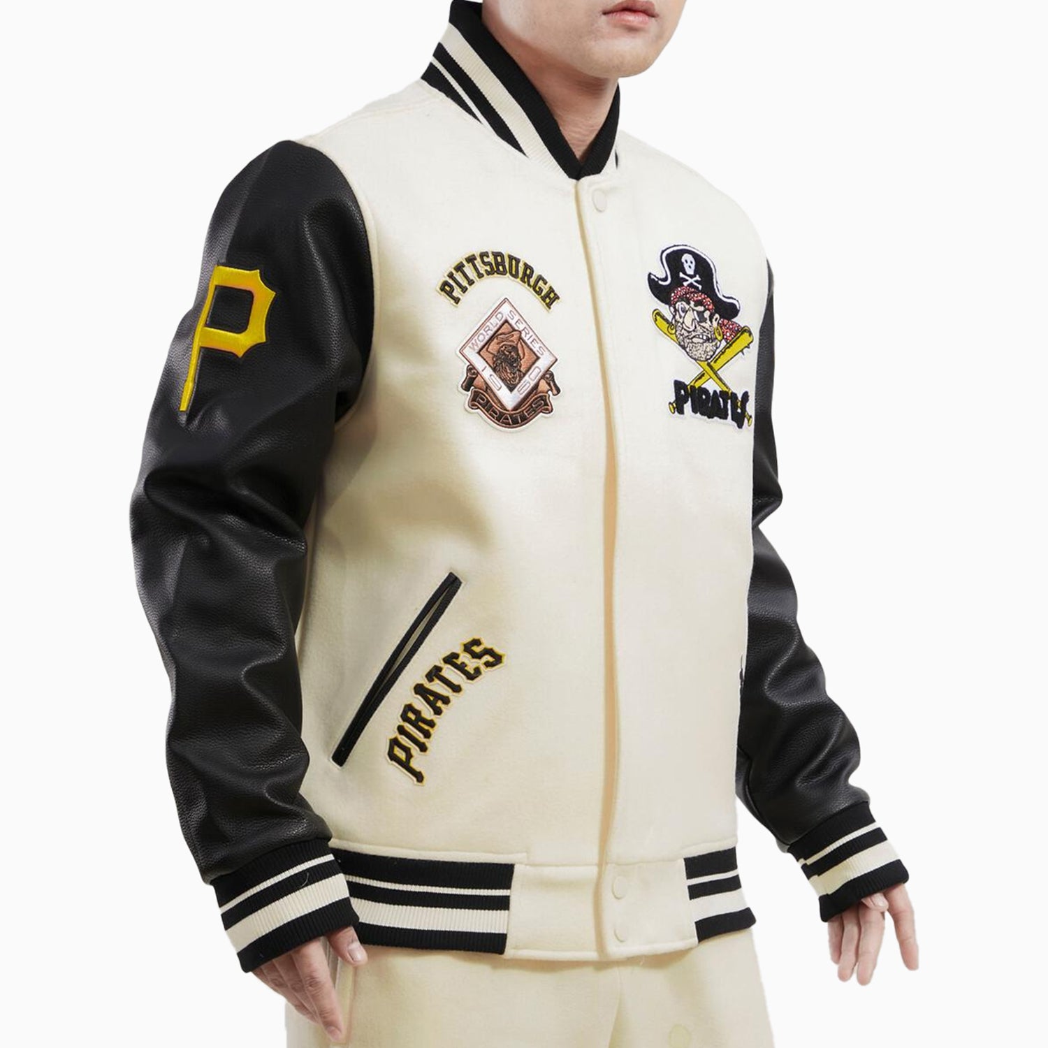 Pittsburgh Steelers Pro Standard Women's Mash Up Wool Varsity Full