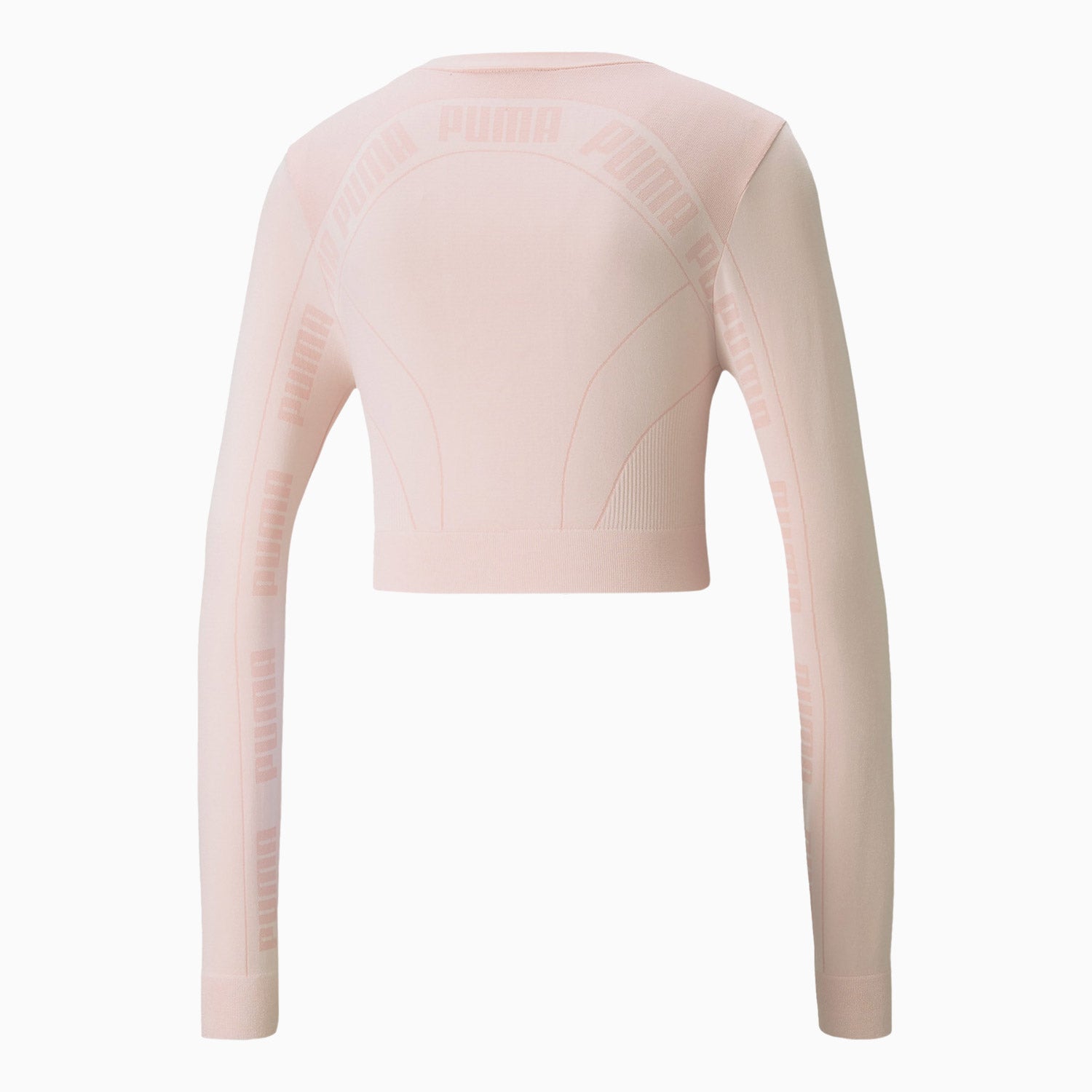 Puma Women s Evostripe Evoknit Long Sleeve T Shirt Pink S