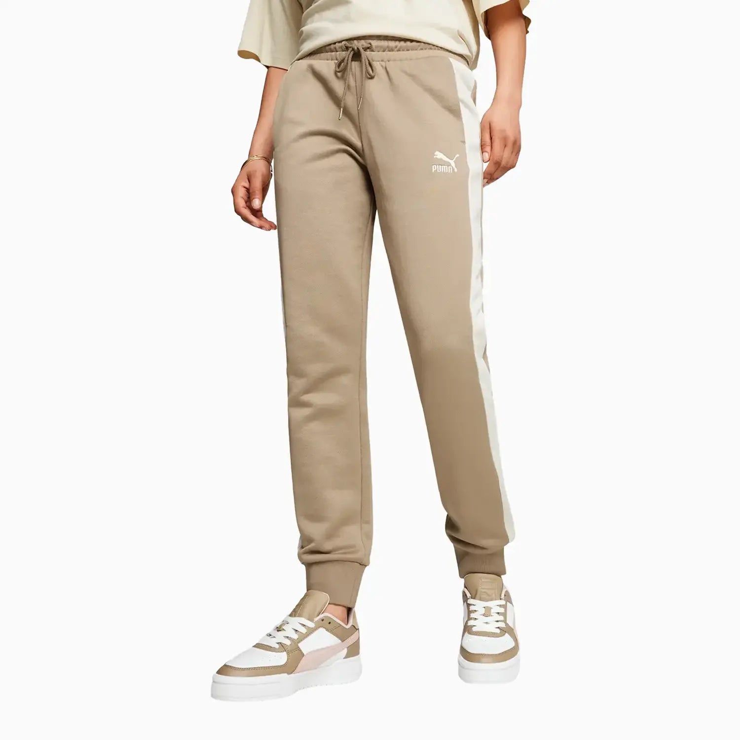 Puma khaki tracksuit womens best sale