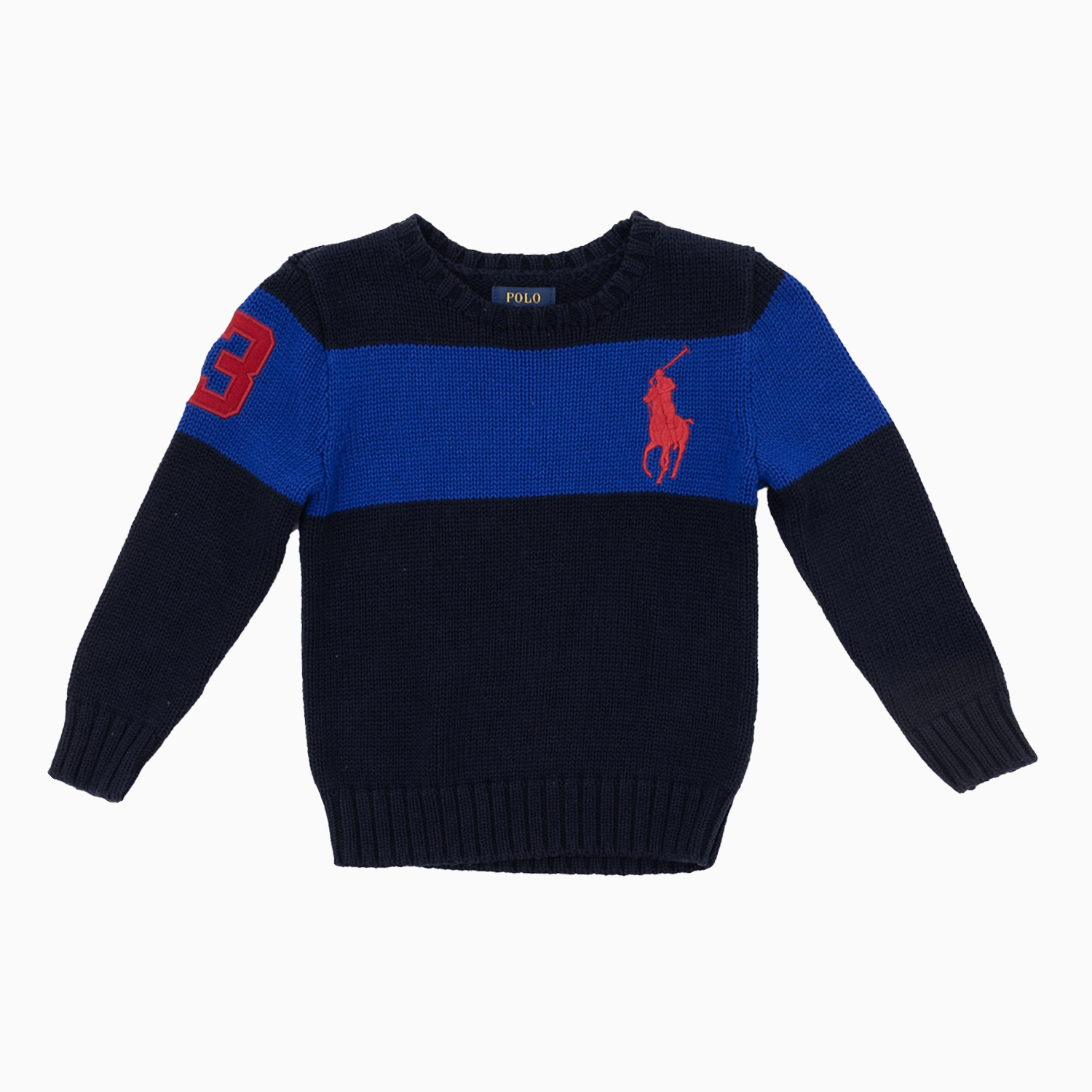 Kid's Wooly Cotton Crew Neck Sweater