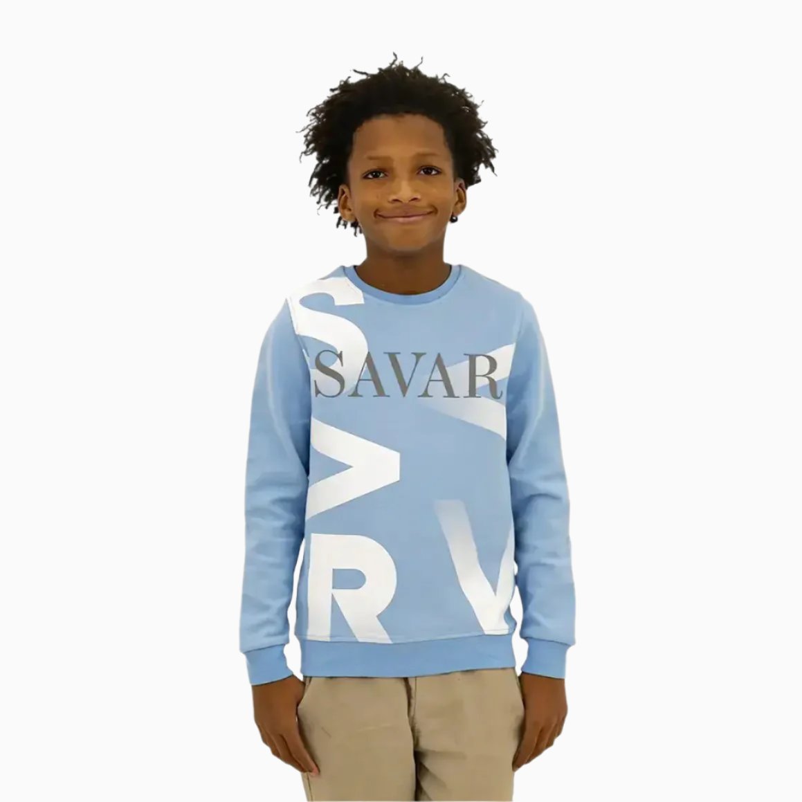 Kid's Gradient Crew Neck Sweatshirt