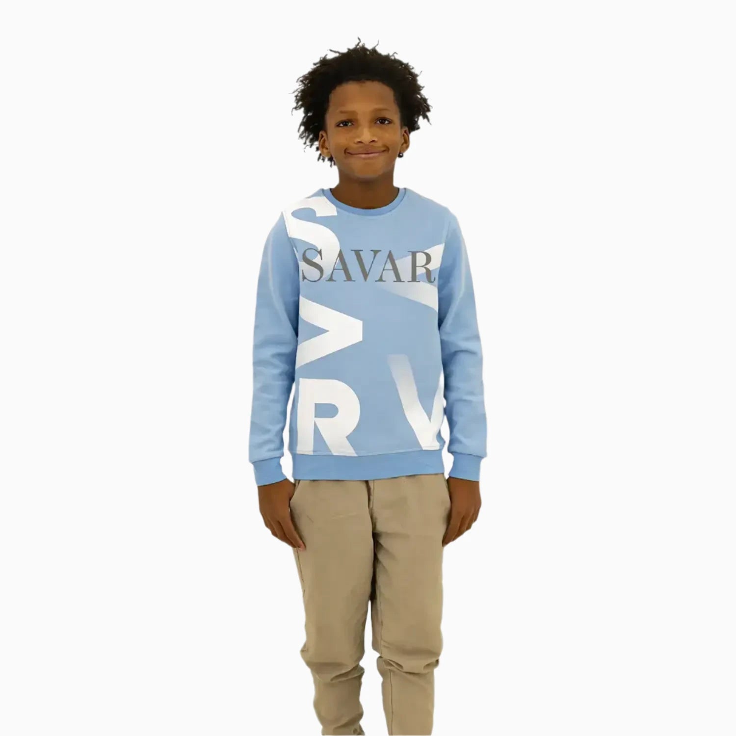 Kid's Gradient Crew Neck Sweatshirt