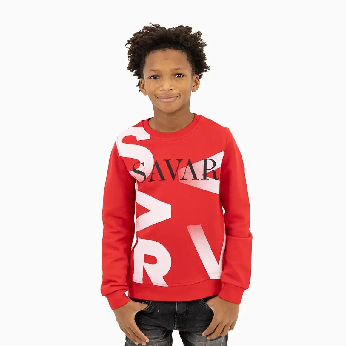 Kid's Gradient Crew Neck Sweatshirt